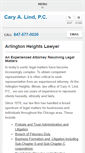 Mobile Screenshot of lindlaw.com